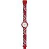 HIP HOP Bandana Time-Only Orologio Donna, Cinturino Stampato in Silicone e Cassa di 32 mm di Diametro con Quadrante Bianco