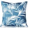 Atout Ciel Cuscino imbottito per esterni bicolore in tessuto idrorepellente 40 x 40 cm, 6 varianti, blu