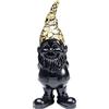 Kare Design figura decorativa Nano Standing, nero/oro, decorazione giardino, davanzale, divertente, amanti giardinaggio, idea regalo, 30 cm