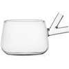 Ichendorf Milano Tazza Tè con Piattino, Collezione Tea, Trasparente, 35 cl, Vetro Borosilicato, Fatto a Mano