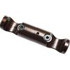 Gardinia Adattatore per aste per Tende a soffitto, Supporto per 2 aste, Aperto, Kit Montaggio Incluso, 20 mm Diametro, Bronzo
