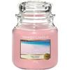 Yankee Candle Candela profumata in giara media | Sabbie rosa | Durata Fino a 75 Ore