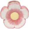 Kare Design vaso Blossom Dream, rosa, 20 cm, dolomite dipinta a mano, forma fiore, per fiori freschi o secchi, decorazione scaffale, mensola, tavolo, idea regalo