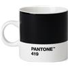 Copenhagen Design Pantone Espresso, Small Coffee Cup, fine China (Ceramic), 120 ml, Black, 419, 6.2 cm