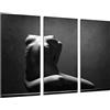 Cuadros Camara Quadro Su Legno, Donna Sexy, sensuale, ragazza nuda, 97 x 62cm, Stampa in qualita fotografica. Ref. 26366