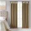 Madison Park Emilia - Tenda singola in finta seta con fodera per la privacy, fai da te, tenda per finestra, per soggiorno, camera da letto e dormitorio, 127 x 250 cm, colore: bronzo