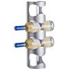 Zeller 27365 Portabottiglie, Stainless Steel, Argento, 45x9.8000000000000007x11.7 cm
