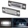 POPMOTORZ LED Luci Targa, 2 Pezzi Luce Targa a LED 2835 SMD con Canbus Sesign Senza Errori Bianco per S-koda Superb Limousine Octavia Limousine 1Z VW Caddy Golf J-etta P-assat 3C B6 T5 7H 7J T-ouran