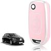 TOOMUME Cover Chiave TPU, Custodia Chiave Adatto per Renault Kangoo 3 Twingo 3 Megane 4 Trafic 4 Clio 5 Captur Dacia Sandero Stepway Duster, Copri Chiavi Guscio Chiave Auto Telecomando - Flip Key