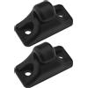 Be In Your Mind Clip per aletta parasole per auto, clip per staffa parasole in plastica ABS 94473143900, ricambio compatibile con Porsche 924 944 968, nero