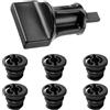 HIAHXC 6 pezzi tappo scarico olio con utensile rimozione, tappi motore anelli O gomma per VW Audi Golf Passat codici 1.8L 2.0L benzina 06L103801 06L103807, senza perdite