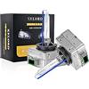 XELORD D3S 8000K Xenon 35W lampada Bianco Alta Luminosità HID Auto Fari Lampadine,Confezione Da 2