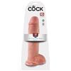 King Cock 28 cm Dildo carne con palle