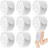 GAOUTO 8 pezzi supporto per borsa per gambe, catetere, cinghie di fissaggio per catetere, nastro di fissaggio per catetere, supporto catetere, dispositivo di stabilizzazione per fissaggio del catetere