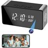 JOOKACE Telecamera Spia WiFi, Microcamera Spia Nascosta Full HD 1080p, rilevamento del movimento e allarme su cellulare - Telecamera per la sicurezza domestica, in ufficio, in negozio, baby-sitter