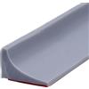 Colexy 100CM Silicone Doccia per Acqua Barriera, Barriera dell'acqua per la Soglia Della Doccia, Paratie Antiallagamento Porta, Striscia di Fissaggio Dell'acqua, Striscia di Tappo Dell'acqua (Grigio)