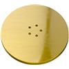SPARES2GO 110 mm Copri Tappo Di Lusso Da Per Sifone Doccia Con Vassoio da 90 mm (ottone spazzolato)