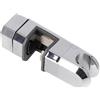 ReachMall Supporto regolabile per soffione di doccia da 15 mm e 30 mm, supporto universale cromato (argento)