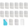 ZAAWUUT 16 piastre adattatori in metallo per supporti magnetici, piastra adesiva in ferro per magneti su prese d'aria o superfici non metalliche (6,5 x 4,5 cm)