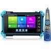 Henkion IPC-5100C Plus - Tester per fotocamera CCTV da 5,4 pollici, schermo touch, tester CCTV, 12 MP, IPC e 4 K, 8 MP, TVI CVI AHD, tester per cavo di prova per fotocamera POE HDMI VGA WiFI RS485