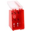 Culnflun Lockout Tagout Box, 120x98×180 Stazione Chiave a 8 Fori per Montaggio a Parete, Con Pannello Trasparente, Cassetta Di Sicurezza per Gruppi Di Lockout Tagout per Fabbriche