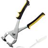 LEONTOOL Pinza perforatrice per griglia da soffitto da 24,9 cm, 3,3 mm, pinze per fori in metallo