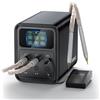 AWithZ 56,8KW Saldatore a punto a batteria con condensatore Farad, supporta saldatura rame/puro nichel/nichel lamiere rivestite per 18650, LiFePO4 batteria al litio (P90C)