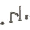 Grohe Essence rubinetto bordo vasca, miscelatore monocomando, 19578AL1, Essence hard graphite spazzolato [Rubinetteria Bagno > Rubinetteria Vasca]