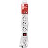 Emos Ciabatta con Schuko 5 prese maschio 5 m, con interruttore, se1515 - 1,5