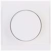 Kopp Malta 843013081 - Interruttore a pressione, combinato, dimmer a LED, per lampadine alogene a incandescenza, 230 V, taglio di fase, colore: Bianco artico