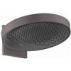 hansgrohe Rainfinity Soffione doccia 360 1 getto con attacco a parete, cromo nero satinato, 26230340