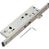 KOTARBAU Serratura per telaio tubolare 92 mm dimensione mandrino 30/35 mm C Stulp acciaio inox serratura porta serratura per cilindro profilato sinistro/destro (30 mm), Argento