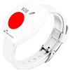 NIVIAN Braccialetto Pulsante di Emergenza Wireless 433 MHz - Portata 80m, Funzione SOS, Batteria a Lunga Durata, Compatibile con Sistemi di Allarme Nivian