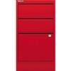 Bisley Home Filer, 2 Universali, 1 cassetto HR, Metallo, 670 Rosso Cardinale, 40 x 41.3 x 67.2 cm