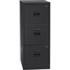 Bisley Home PFA - Armadietto con 3 cassetti, in Metallo, 633 Nero, 40 x 41,3 x 101,5 cm