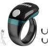 KEWAYO Smart Tasbih Zikr Ring, misura regolabile (18/20/22 mm), display OLED, ricarica di tipo C, Vetro, Zircone