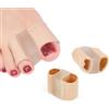 YLLZJ Separatori per Alluce Valgo per Dita Sovrapposte,2Pcs Correttore per le dita dei piedi in gel,Separatori per le Dita Dei Piedi,Correttori per Alluce Valgo Separatore Dita Piede per Donna Uomo