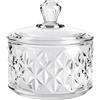 BQAN Crystal Dappen Dish con coperchio - 60 ml professionale acrilico liquido contenitore per nail art & monomero - piatto rotondo in vetro trasparente per uso salone