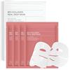ZKONLY Maschera Viso Anti-Età per Donna, Maschera Viso Coreana Notturna Liftante e Rassodante - Maschera Real Deep Idratante e Lenitiva, Coffret Beauty Skincare- Trattamento Spa a Domicilio - 30 g x 4