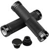 PARENCE. - Set di 2 maniglie per manubrio per bici/guide universali- MTB- Bicicletta- 2 Ruote/ammortizzazione degli urti/riduzione delle vibrazioni/antiscivolo, Nero, L, R18477