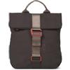 KCB Zaino antifurto piccolo Chain | Design sicuro e pratico | Tasche multiuso con cerniera | Materiale resistente| Manici regolabili | 100% vegano, marrone, 0