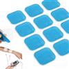 MiracDan 26 cuscinetti in gel compatibili con Beurer EM 59/89, 40 x 40 mm, cuscinetti in gel EMS autoadesivi, stimolazione muscolare elettrica, spessore (2 mm), elettrodi di alta qualità e delicati sulla pelle