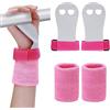 NASMBXA Impugnature da Ginnastica, Guanti da Ginnastica Paracalli Allenamento, Guanti Fitness in Pelle Protezione per Mani e Polsi, Accessori Sportivi per Allenamento ed Esercizio dei Bambini