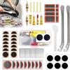 Probuk 56 Pezzi Kit Riparazione Bici, Toppe Autoadesive e Vulcanizzate, Attrezzi Multifunzione, Smontagomme e Contenitore Portatile, Accessori Bici per MTB, Bici da Corsa e BMX