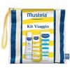 Mustela Kit Viaggio Cofanetto con Detergente Delicato 100ml + Latte Solare SPF50+ 40ml + Latte Doposole 100ml