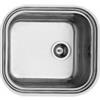 Foster PRONTA CONSEGNA - SPEDIZIONE IMMEDIATA Foster 1611 060 Lavello da Incasso 1 Vasca Monovasca 55 x 50 cm Sopratop Serie Big Bowl Acciaio Inox 1611060