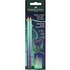Faber-Castell 118406 - Set da scrittura Flow Buzzing Blue, con matite, gomma e temperino