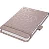 SIGEL JN364 Taccuino Jolie - Twilight Rose - A6+ - puntinato - copertina rigida - rosato/argento - 158 p. - 100 g/m² - certificazione FSC