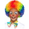 Smiffys Parrucca da pagliaccio, Multicolore, Bambini Halloween