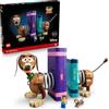 LEGO | Disney Pixar Fermalibri di Slinky Toy Story - Kit di Modellismo per Adulti - Reggi Libri per Libreria - Decorazione con Minifigure di Woody e Figura di Bassotto - Regalo Creativo per Fan 43301